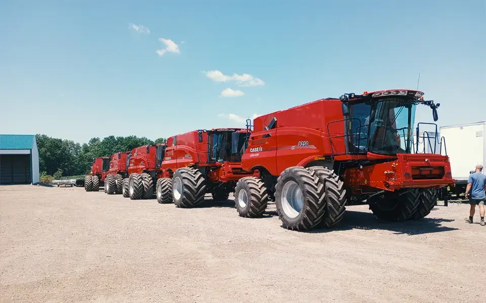 A Fleet of Combines